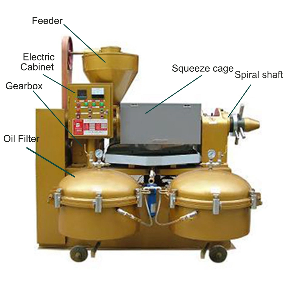Air Pressure Oil Filter Oil Press with Air Pressure Oil Filter